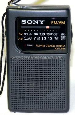 FM/AM Radio ICF-S10; Sony Corporation; (ID = 686266) Radio