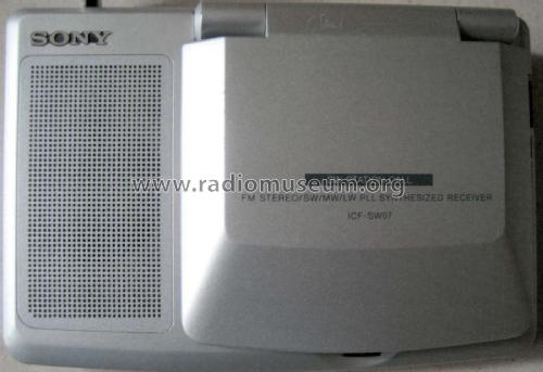 ICF-SW07; Sony Corporation; (ID = 1861686) Radio