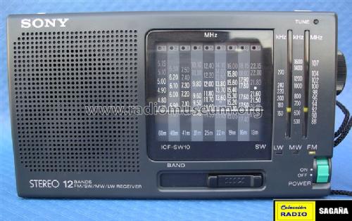 Stereo 12 Bands ICF-SW10; Sony Corporation; (ID = 680935) Radio