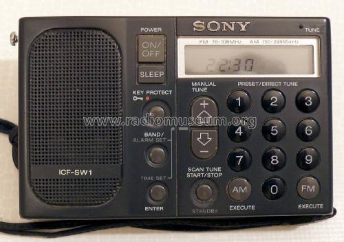 FM Stereo / LW / MW / SW Receiver ICF-SW1 - Type 1; Sony Corporation; (ID = 299350) Radio