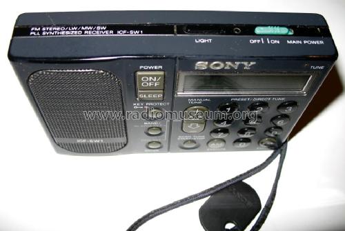 FM Stereo / LW / MW / SW Receiver ICF-SW1 - Type 2; Sony Corporation; (ID = 847859) Radio