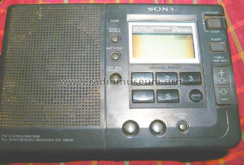 ICF-SW30; Sony Corporation; (ID = 1903074) Radio