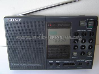 LW / MW / SW / PLL FM Stereo Synthesized Receiver ICF-SW7600; Sony Corporation; (ID = 135912) Radio