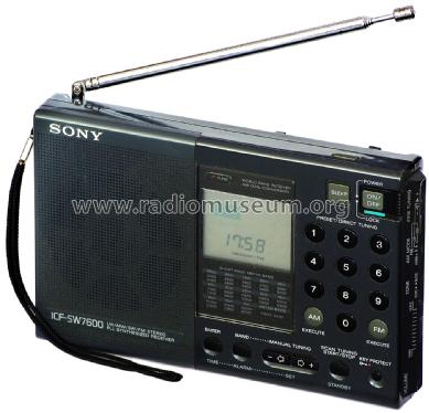 LW / MW / SW / PLL FM Stereo Synthesized Receiver ICF-SW7600; Sony Corporation; (ID = 1996459) Radio