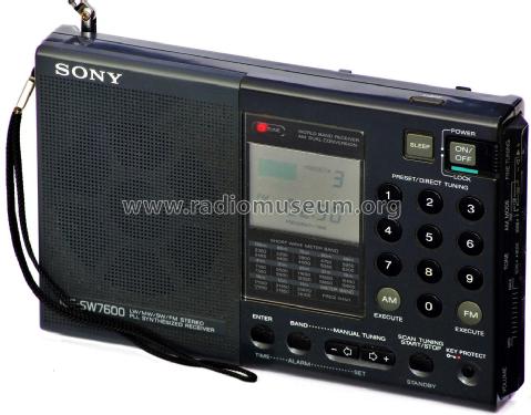 LW / MW / SW / PLL FM Stereo Synthesized Receiver ICF-SW7600; Sony Corporation; (ID = 1997482) Radio