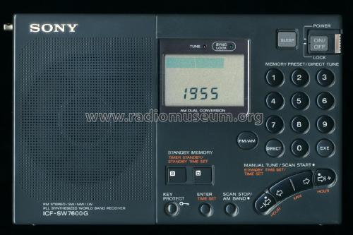 ICF-SW7600G; Sony Corporation; (ID = 1904364) Radio