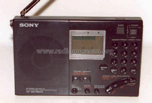 ICF-SW7600G; Sony Corporation; (ID = 630993) Radio
