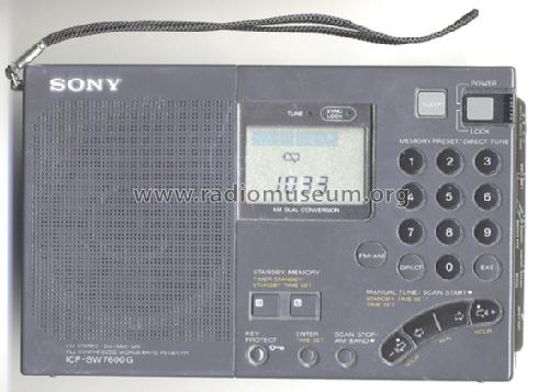 ICF-SW7600G; Sony Corporation; (ID = 94114) Radio