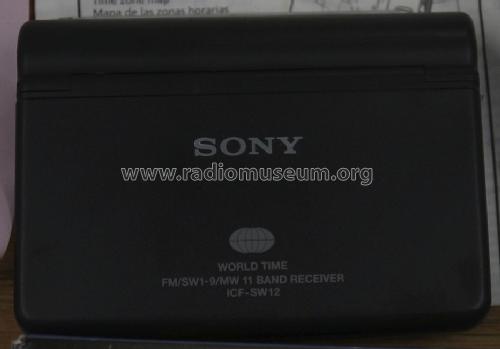 FM/SW1-9/MW 11 Band Receiver ICF-SW12; Sony Corporation; (ID = 1406455) Radio