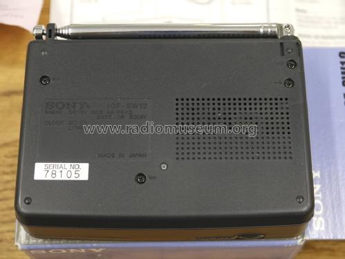 FM/SW1-9/MW 11 Band Receiver ICF-SW12; Sony Corporation; (ID = 1406456) Radio