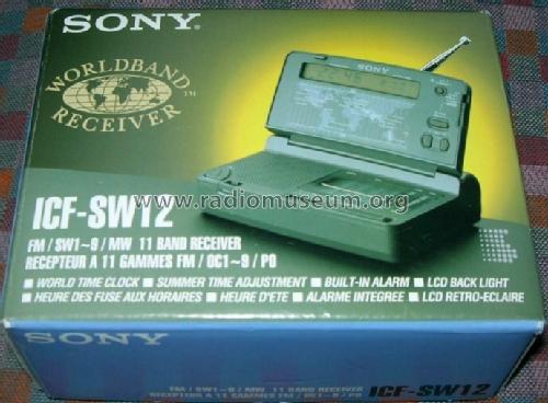 FM/SW1-9/MW 11 Band Receiver ICF-SW12; Sony Corporation; (ID = 675986) Radio