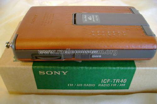 ICF-TR40; Sony Corporation; (ID = 1217376) Radio