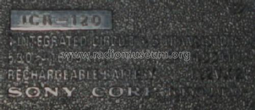 Integrated Circuit Radio ICR-120; Sony Corporation; (ID = 533197) Radio