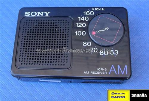 AM Receiver ICR-3; Sony Corporation; (ID = 689727) Radio