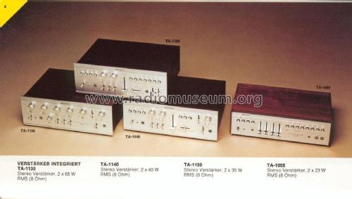 Integrated Amplifier 1140 TA-1140; Sony Corporation; (ID = 2093720) Verst/Mix
