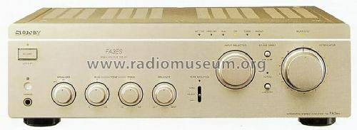 Integrated Stereo Amplifier TA-FA3ES; Sony Corporation; (ID = 662009) Ampl/Mixer
