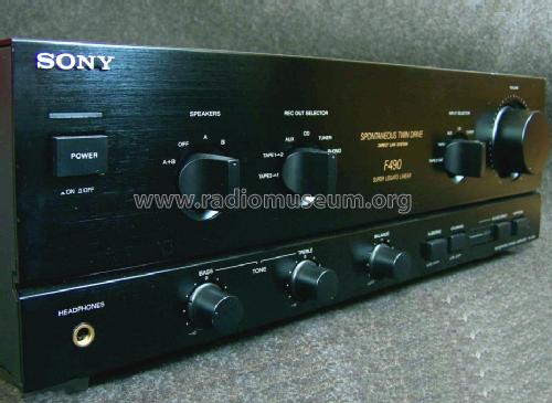 Integrated Stereo Amplifier F490 TA-F490; Sony Corporation; (ID = 1181618) Ampl/Mixer