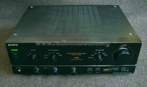 Integrated Stereo Amplifier F490 TA-F490; Sony Corporation; (ID = 1181620) Ampl/Mixer