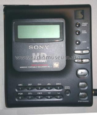 MD Walkman MiniDisc Portable Recorder MZ-1; Sony Corporation; (ID = 1736642) R-Player