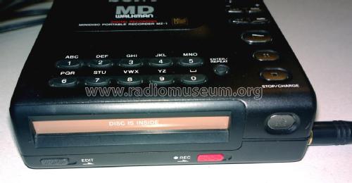 MD Walkman MiniDisc Portable Recorder MZ-1; Sony Corporation; (ID = 1736645) Reg-Riprod