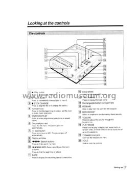 MD Walkman MiniDisc Portable Recorder MZ-1; Sony Corporation; (ID = 1736652) R-Player