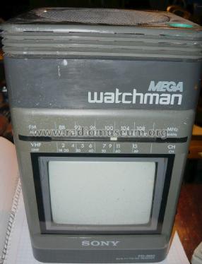 Mega Watchman FD-500; Sony Corporation; (ID = 1785055) TV Radio