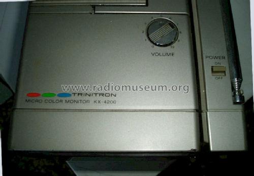 Micro Color Monitor KX-4200; Sony Corporation; (ID = 1038643) Televisión