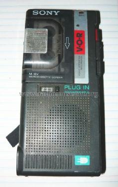 Microcassette-Corder M-19V; Sony Corporation; (ID = 1841989) Ton-Bild