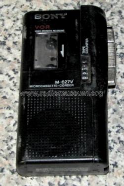 Microcassette-Corder M-627V; Sony Corporation; (ID = 1054162) Sonido-V