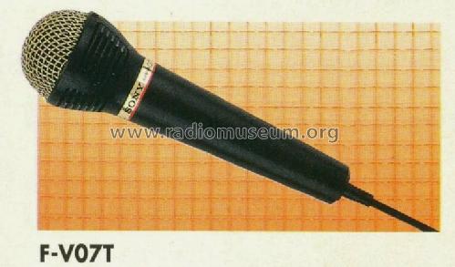 Microphone F-V 07T; Sony Corporation; (ID = 470218) Microphone/PU