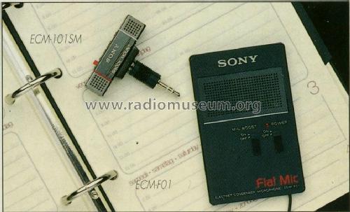 Mini Electret Microphone ECM-101 SM; Sony Corporation; (ID = 470224) Microphone/PU