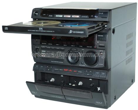 Mini HIFI Component System HCD-H771/H771D ; Sony Corporation; (ID = 1529695) Radio