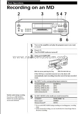 Minidisc Deck / Recorder MDS-JB920; Sony Corporation; (ID = 1621699) R-Player