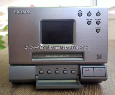 MiniDisc Recorder MDS-MX1; Sony Corporation; (ID = 1757599) R-Player