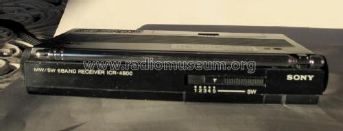 MW/SW 6 Band Receiver ICR-4800; Sony Corporation; (ID = 1139214) Radio