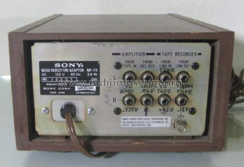 Noise Reduction Adaptor NR-115; Sony Corporation; (ID = 1566416) Misc