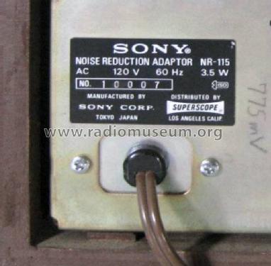 Noise Reduction Adaptor NR-115; Sony Corporation; (ID = 1566417) Misc