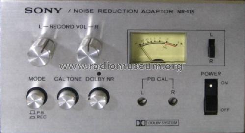 Noise Reduction Adaptor NR-115; Sony Corporation; (ID = 1566418) Misc