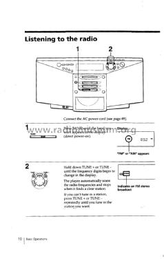 Personal Minidisc System ZS-M7; Sony Corporation; (ID = 1756890) Radio