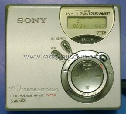 Portable Minidisc Recorder Type-S MZ-N510; Sony Corporation; (ID = 1862787) R-Player