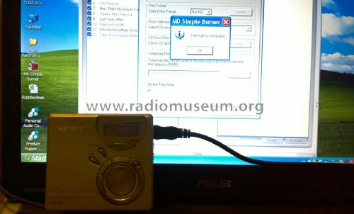 Portable Minidisc Recorder Type-S MZ-N510; Sony Corporation; (ID = 1862788) R-Player