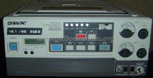 Portable Videocassette Recorder U-Matic VO-6800PS; Sony Corporation; (ID = 469402) Ton-Bild