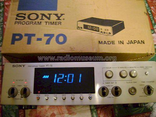 Program Timer PT-70; Sony Corporation; (ID = 1353027) Misc