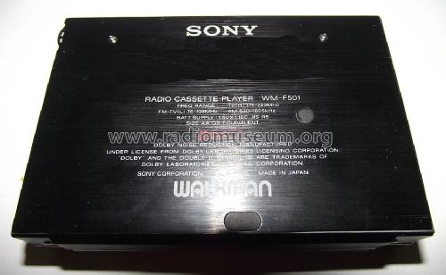 Radio Cassette Player TV Sound WM-F501; Sony Corporation; (ID = 1419089) Radio