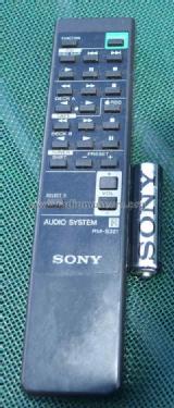 RControl for Audio System RM-S321; Sony Corporation; (ID = 1844706) Divers
