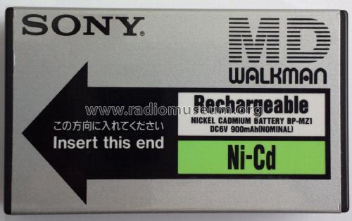 Rechargeable Ni-Cd Battery BP-MZ1; Sony Corporation; (ID = 1738352) Power-S