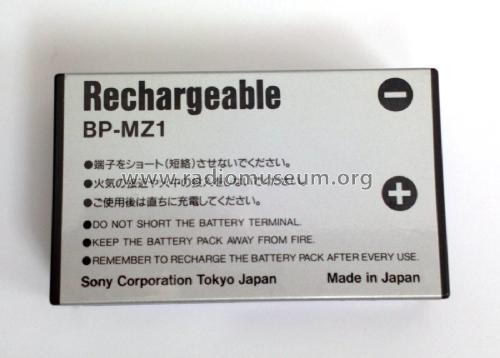 Rechargeable Ni-Cd Battery BP-MZ1; Sony Corporation; (ID = 1738354) Fuente-Al