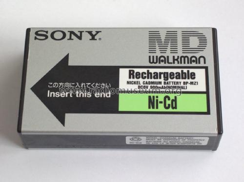 Rechargeable Ni-Cd Battery BP-MZ1; Sony Corporation; (ID = 1738356) Fuente-Al