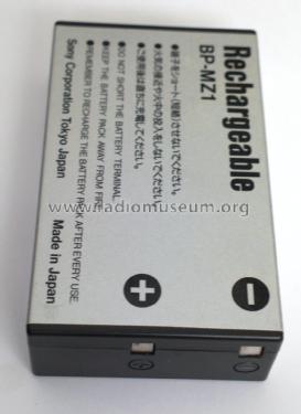 Rechargeable Ni-Cd Battery BP-MZ1; Sony Corporation; (ID = 1738357) Power-S