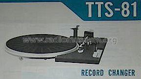 Record Changer TTS-81; Sony Corporation; (ID = 828085) Ton-Bild